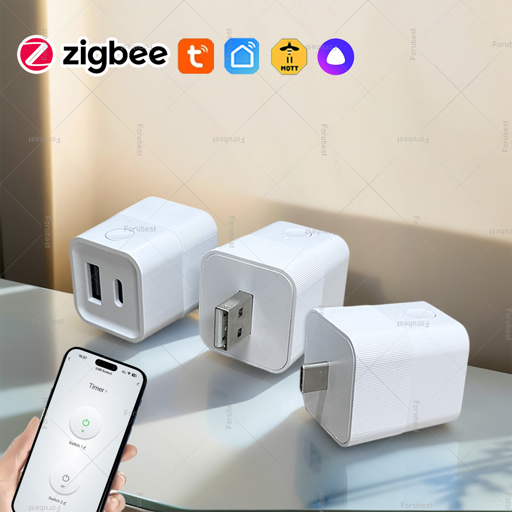 Smart Home Z Wave - Zigbee 3.0 Micro USB Adaptor Switch,Mini