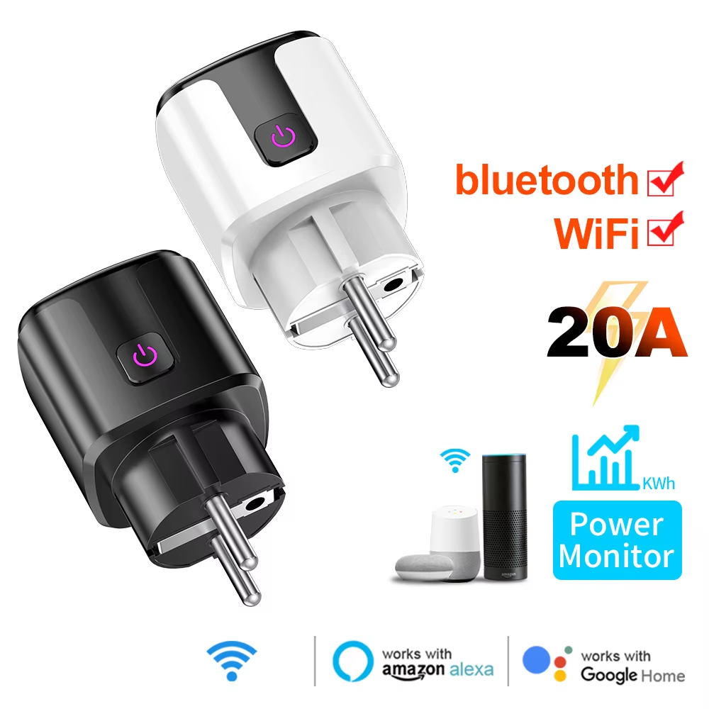 Smart Home Tools - Smart 20A EU Plug WiFi+Bluetooth Socket