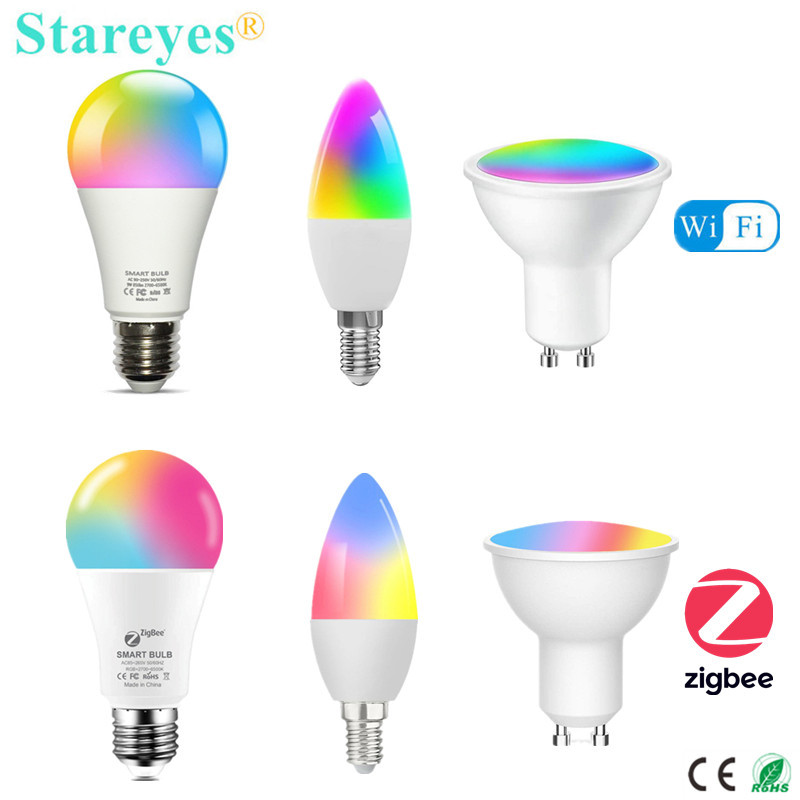Smart Home Yellow - Tuya Smart WiFi Zigbee RGBCCT E27