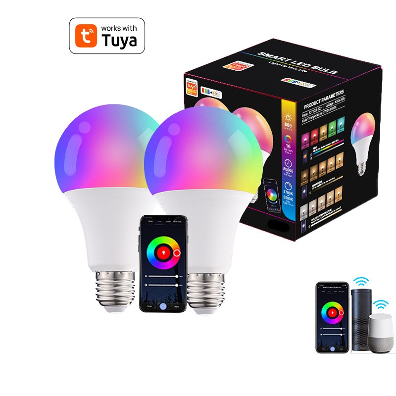 Smart Home Yellow - Smart Graffiti LED Bulb Alex 10W