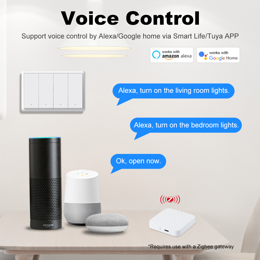 Manhot Smart zigbee Switch No  - Smart Home Z Wave review and price
