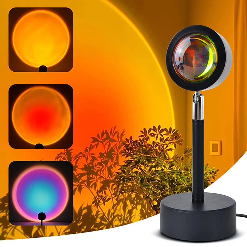 Smart LED Sunset Lamp Colorful - Smart Home Design review and price