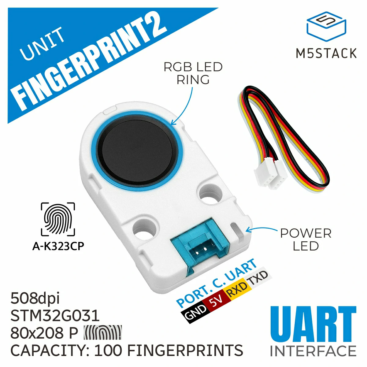 M5Stack Fingerprint2 Recogniti - Smart Home Automation review and price
