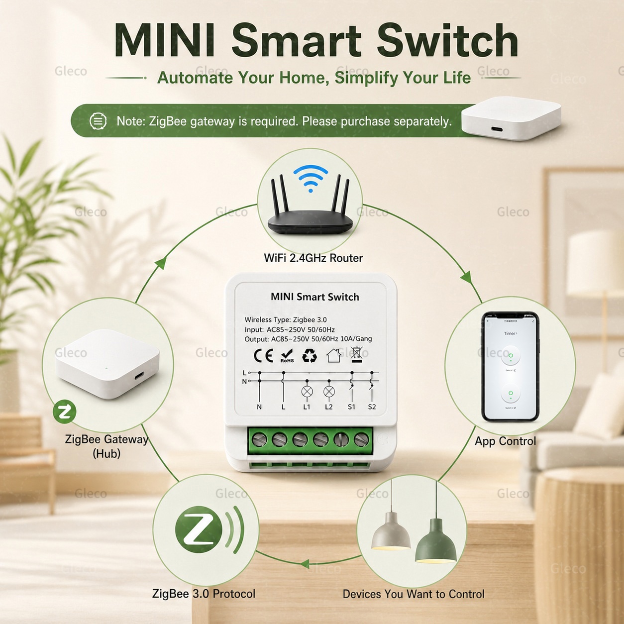 Zigbee Tuya Smart Switch Smart - Smart Home Diy review and price