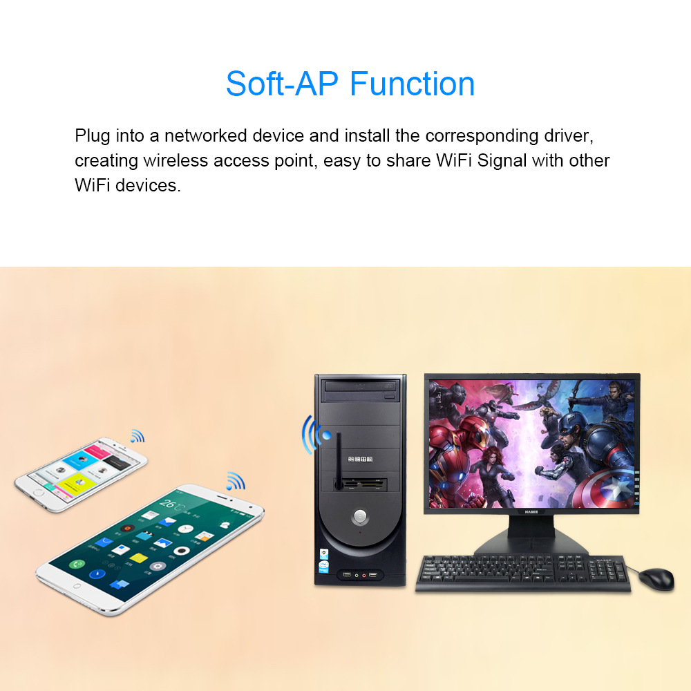 RTL8188 USB Mini Wifi Adapter  - Smart Home For Pc review and price