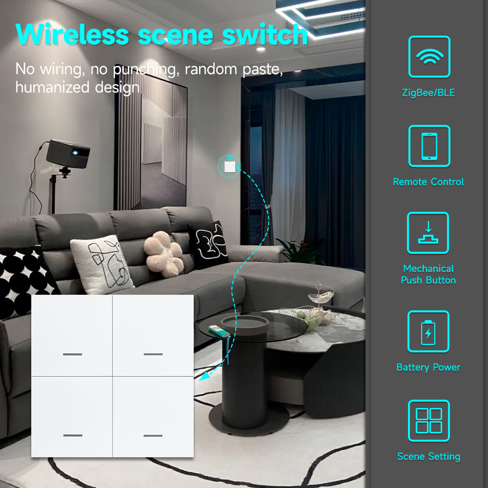 Tuya ZigBee 3.0 Smart Scene Sw - Smart Home Z Wave review and price