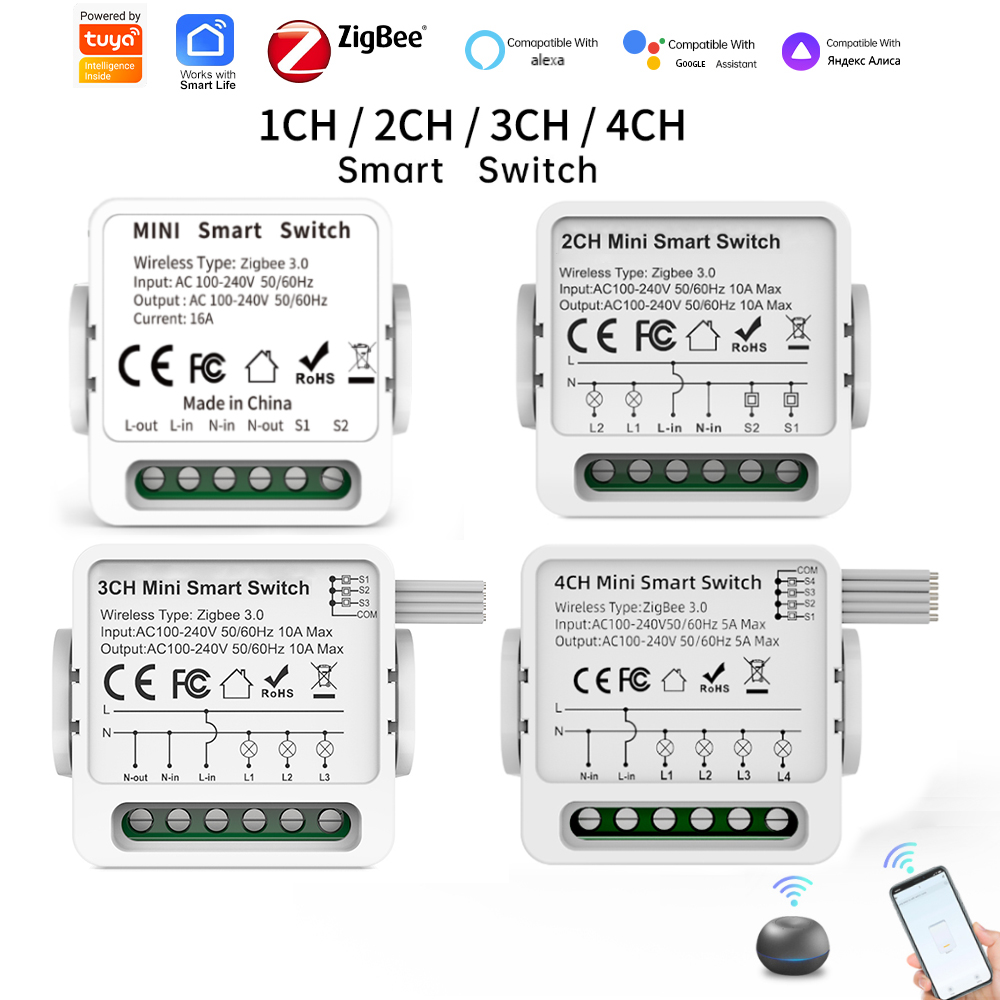 Tuya Zigbee 3.0 Smart Switch 1 - Smart Home Z Wave review and price