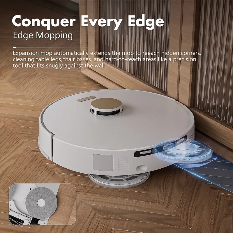 Robotic Vacuum Cleaner, Wet Dr - Smart Home Remote review and price