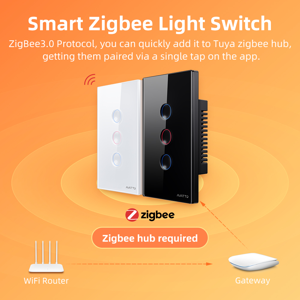 AVATTO 1/2/3/4 Gang ZigBee Sma - Smart Home Z Wave review and price