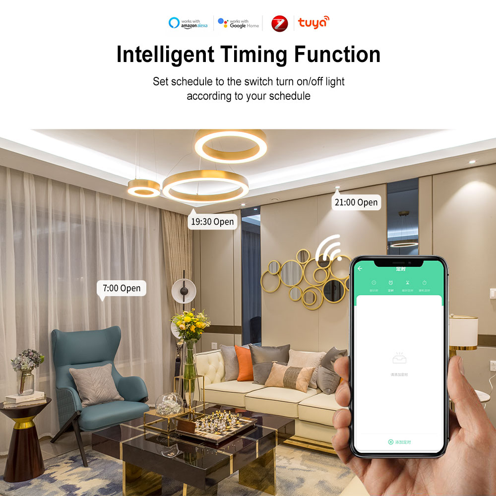 1-10pcs 30A 6600W Zigbee Smart - Smart Home Z Wave review and price