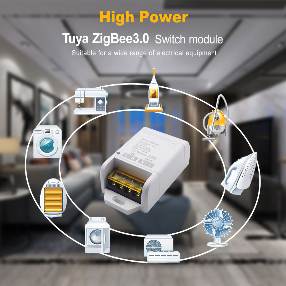 1-10pcs 30A 6600W Zigbee Smart - Smart Home Z Wave review and price