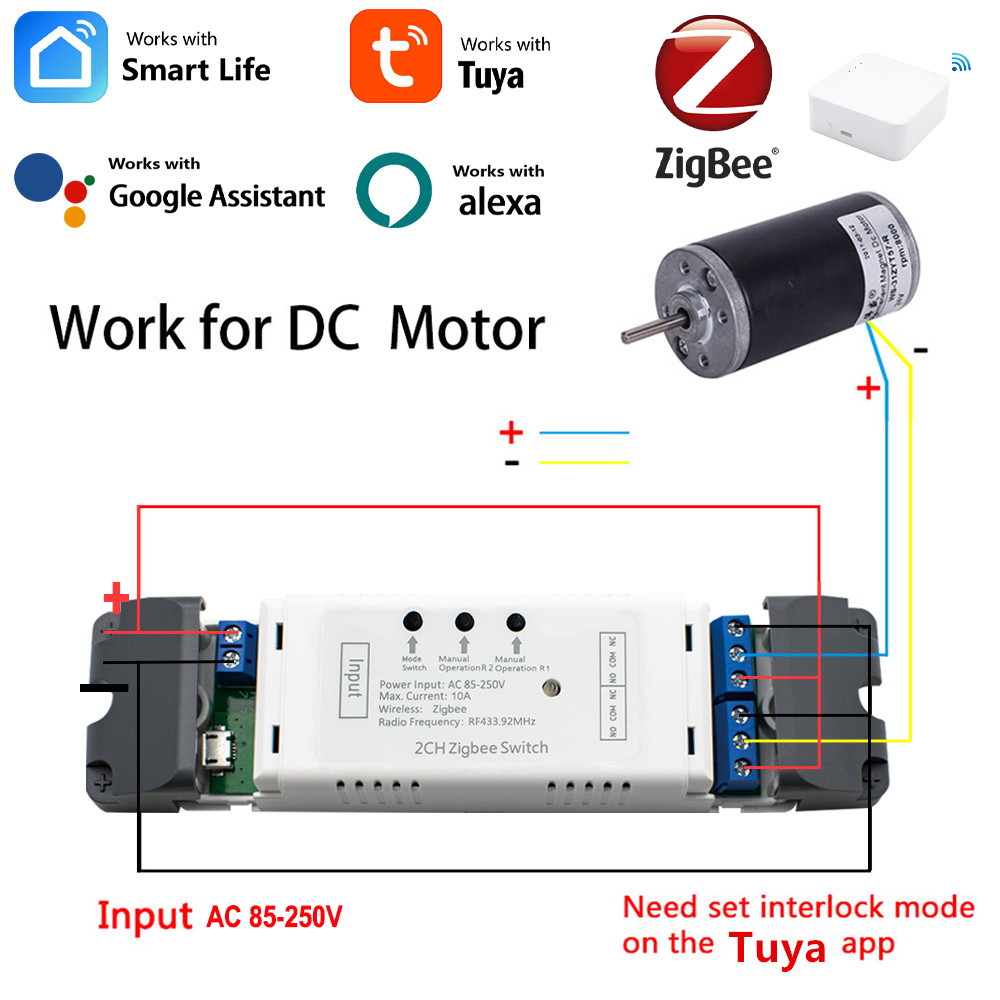 Zigbee Smart Switch 2 Channels - Smart Home Z Wave review and price