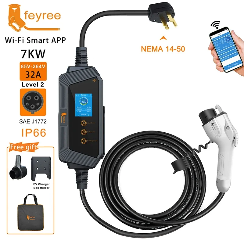 Feyree Type1 Portable EV Charg - Smart Home For Pc review and price