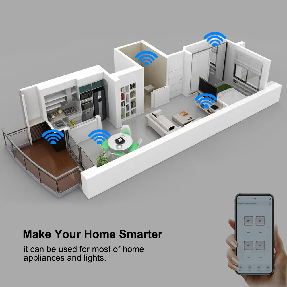 4CH Wifi / Zigbee Smart Relay  - Smart Home Z Wave review and price