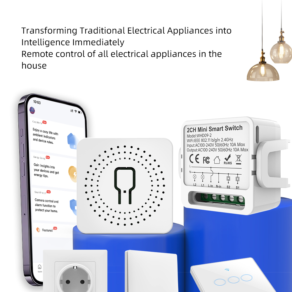 2 Way Tuya Smart Switch 2Gang  - Smart Home Remote review and price