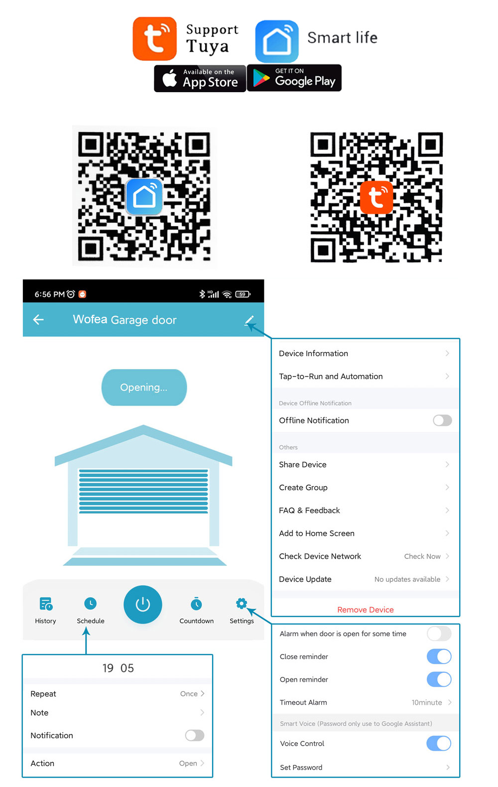 Wofea Tuya Smart WIFI 2.4G Gar - Smart Home Zentrale review and price